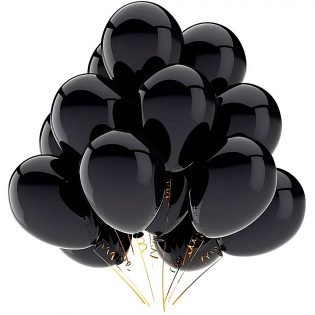 Гелиевые шары "Черные"